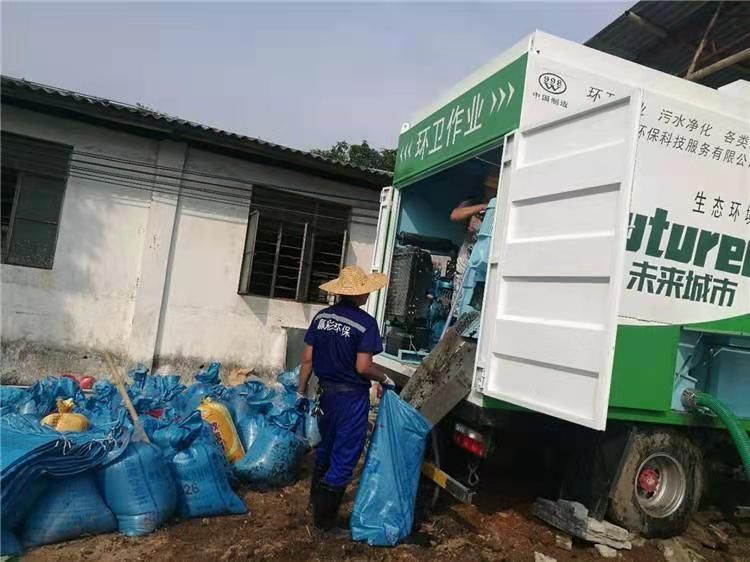 恩阳工业污泥压干处理